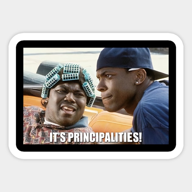 Funny Friday Movie Big Worm Bye Felicia Smokey Principles Sticker by GWCVFG